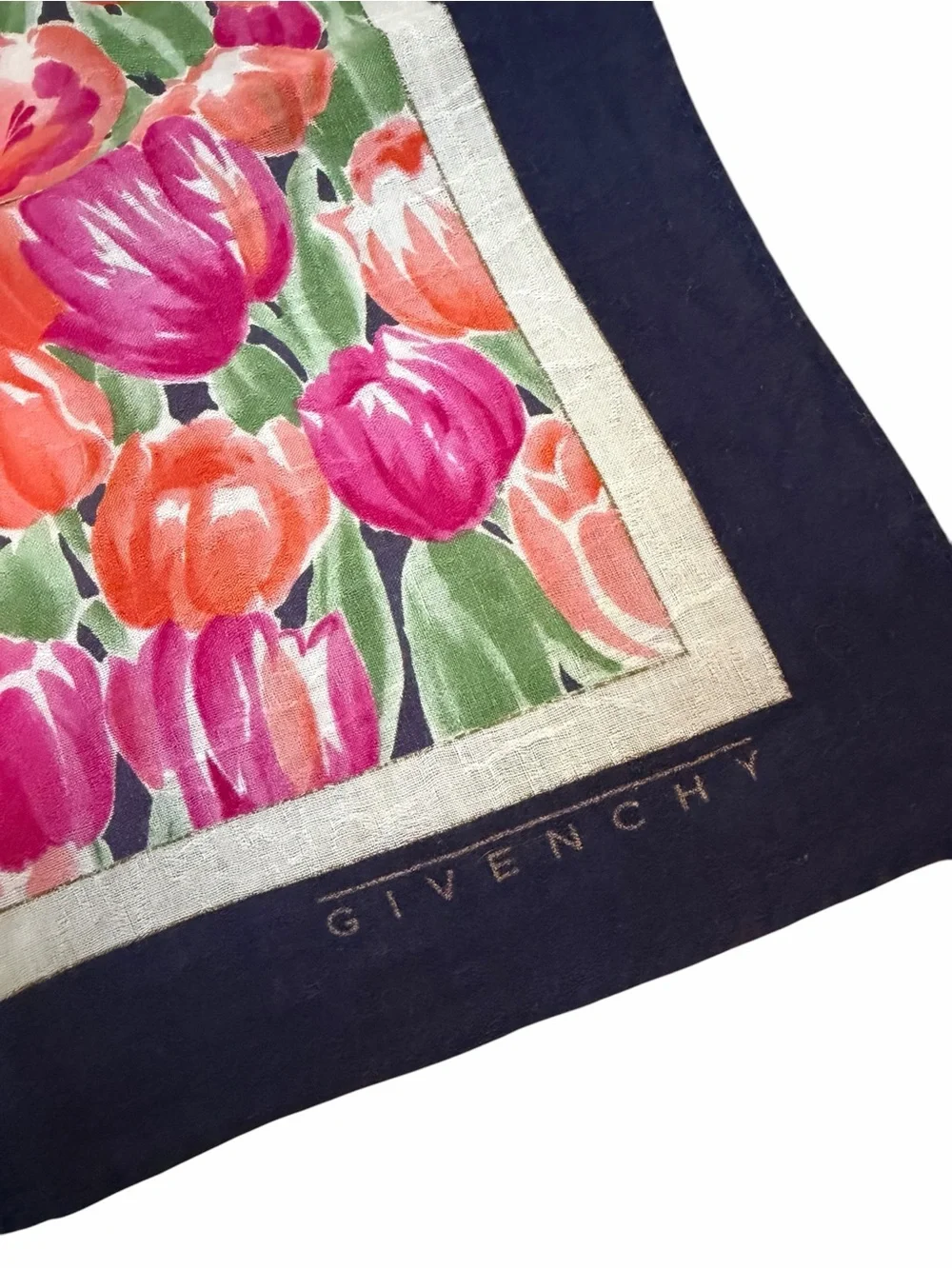 Givenchy Tulip Print Scarf/handkerchief